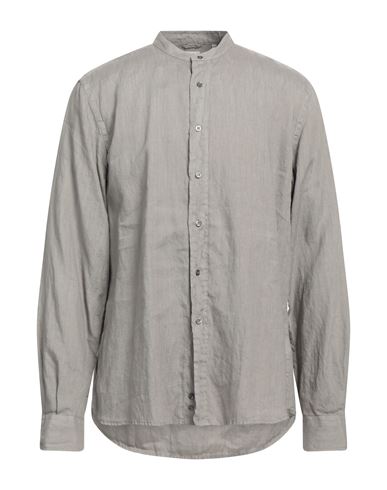 Aspesi Man Shirt Grey Size 16 ½ Linen