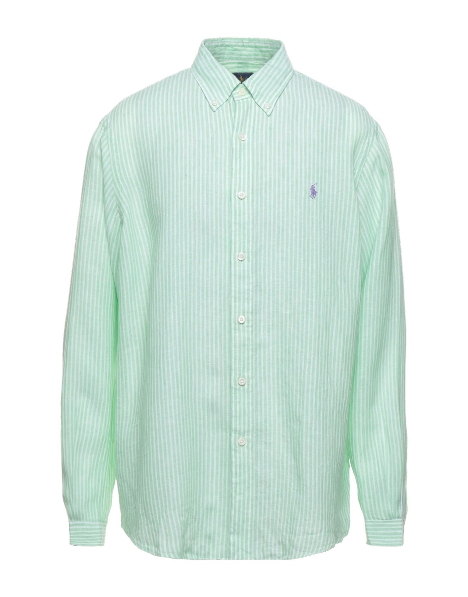 Polo Ralph Lauren Shirts In Light Green