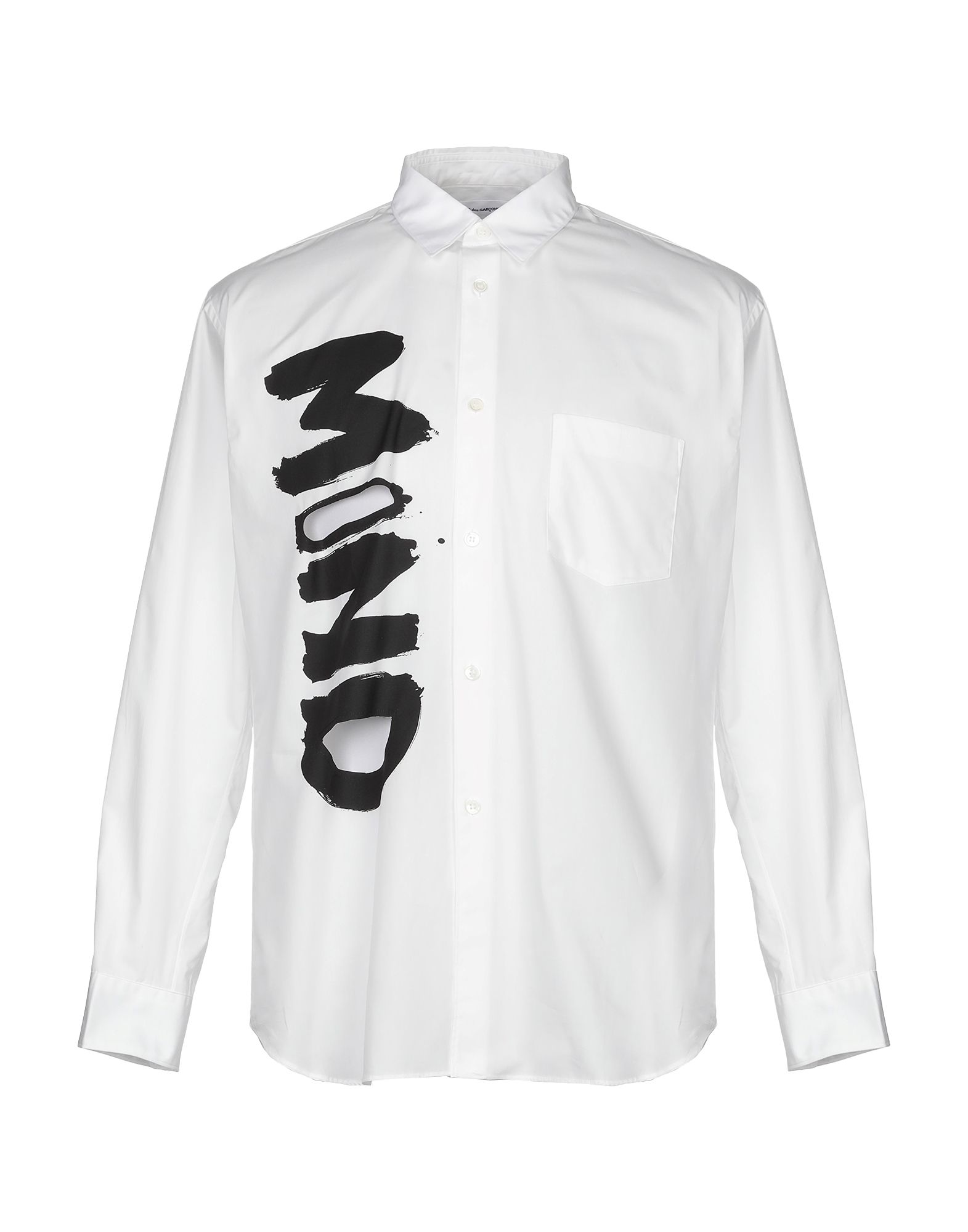 Comme Des Garçons Shirt Solid Color Shirt In White | ModeSens