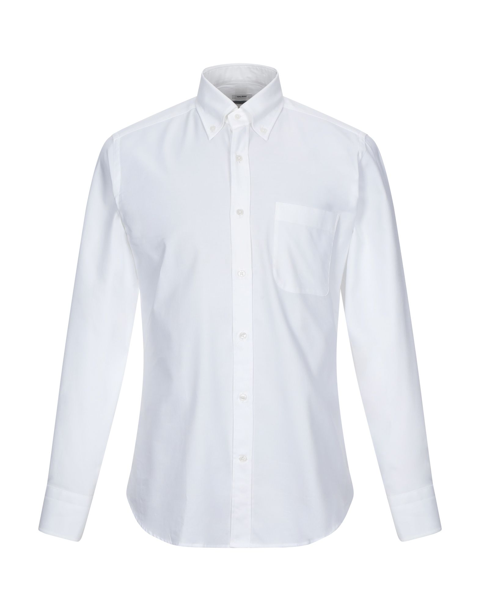 Shop Caliban Man Shirt White Size 42 Cotton