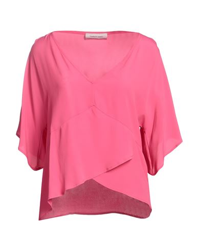 Twenty Easy By Kaos Woman Blouse Fuchsia Size 10 Polyester In Pink