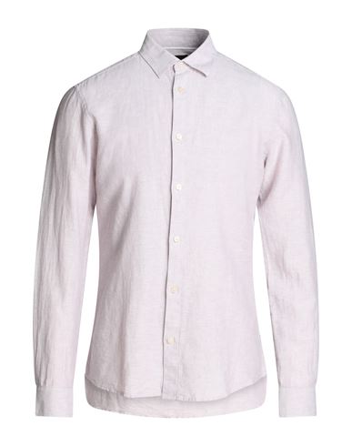 Only & Sons Man Shirt Lilac Size M Cotton, Flax In Purple