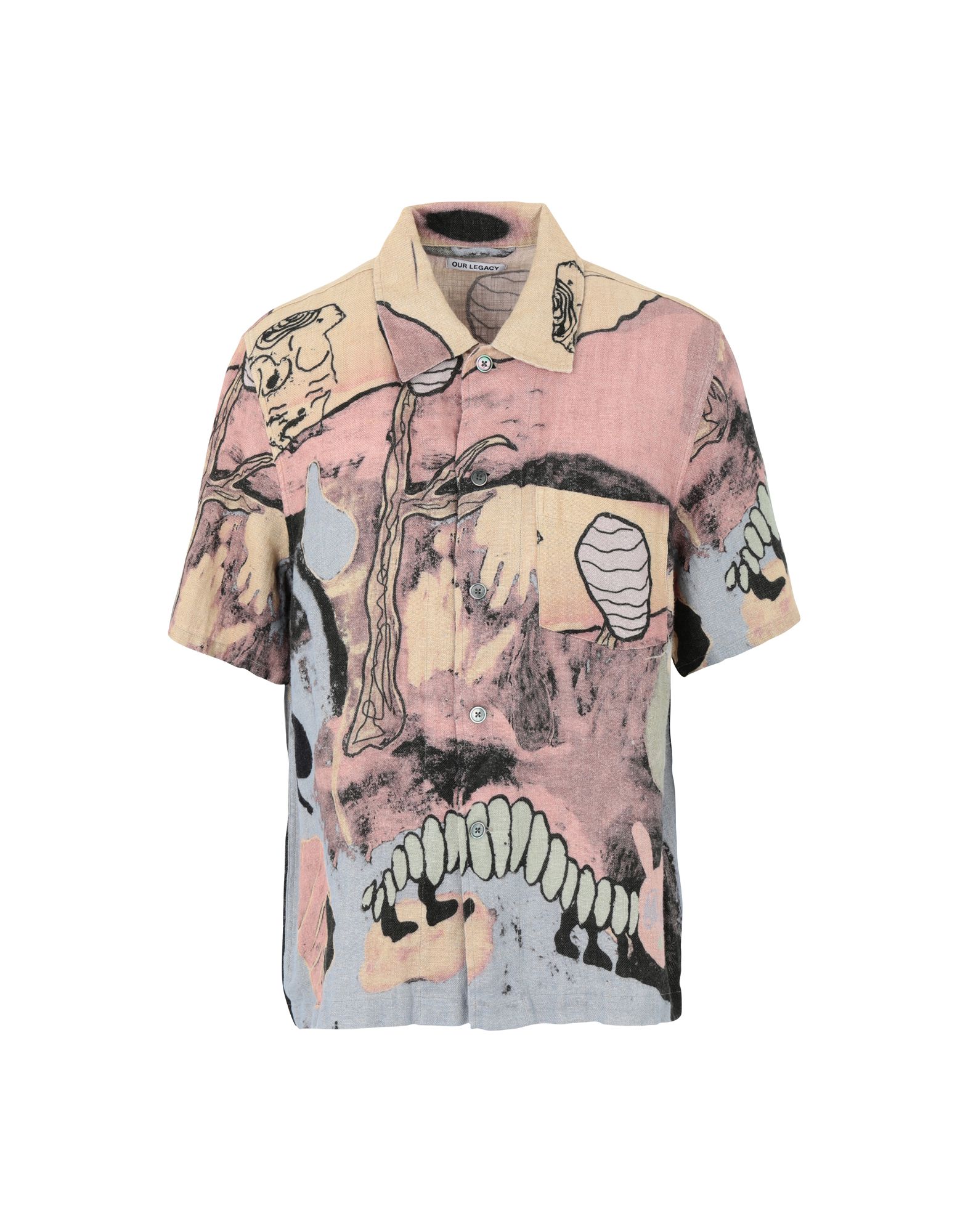 OUR LEGACY Linen shirt,38832680LR 4