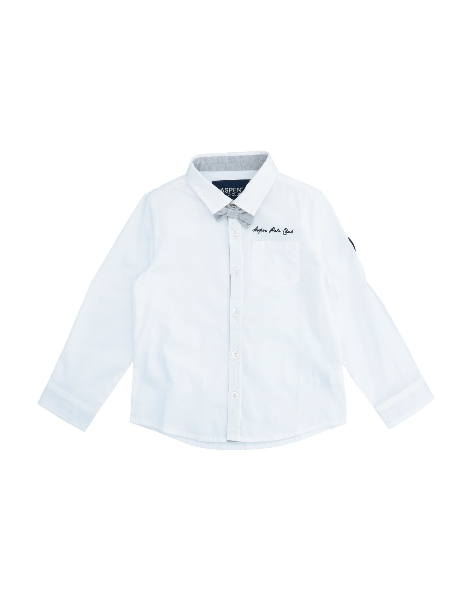Aspen Polo Club Kids' Shirts In White