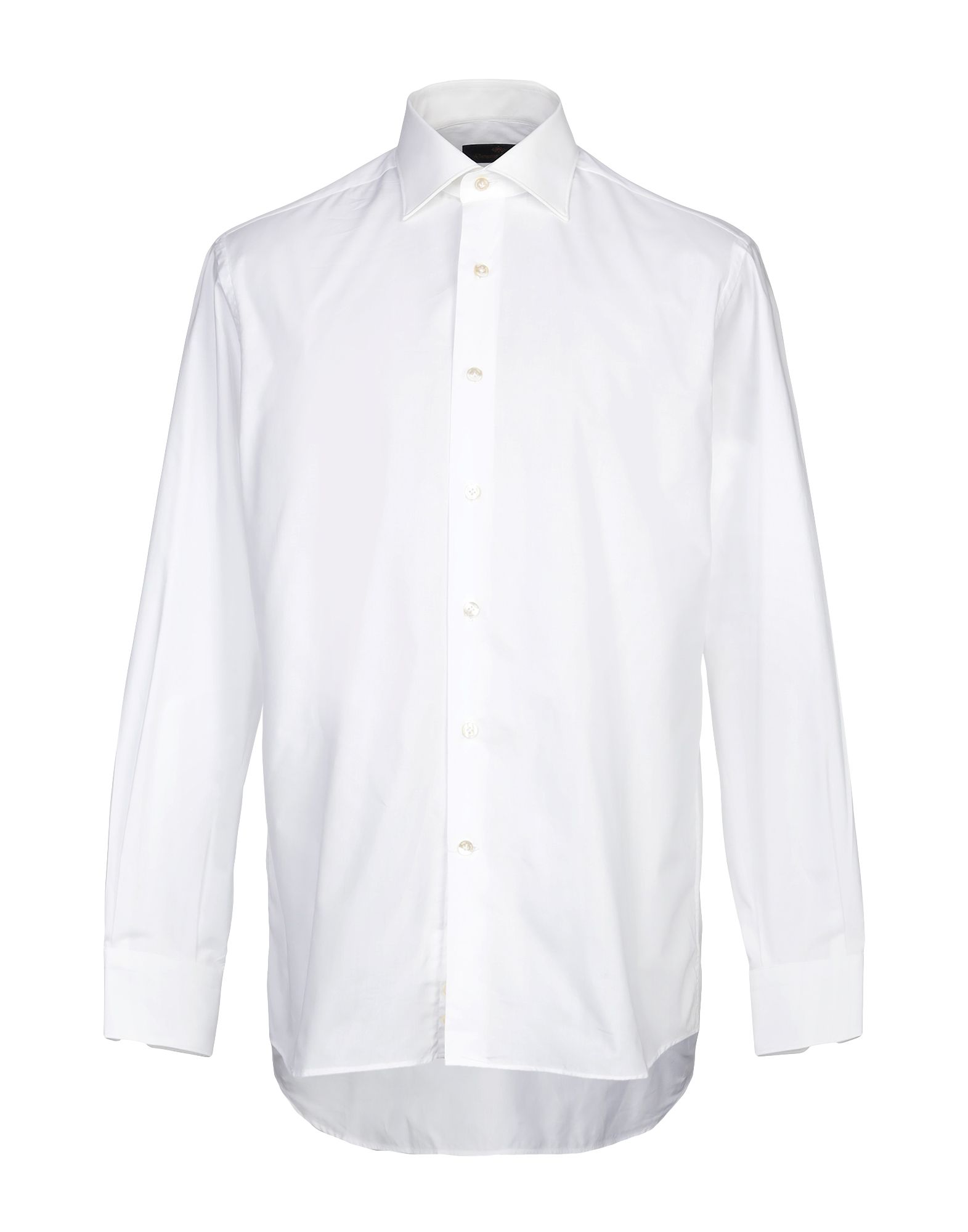 《セール開催中》DOMENICO TAGLIENTE メンズ シャツ ホワイト 41 コットン 100%