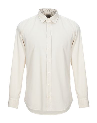Bastoncino Man Shirt Beige Size 16 ½ Cotton