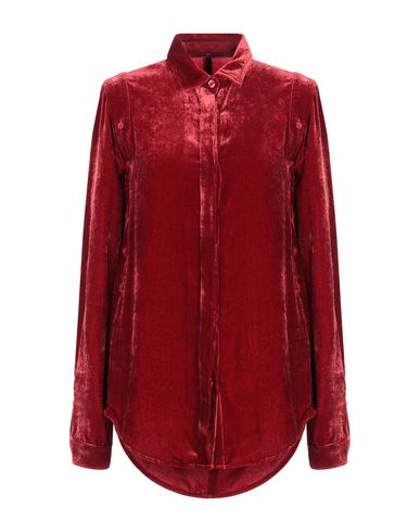 Ben Taverniti Unravel Project Woman Shirt Burgundy Size XS Viscose, Silk