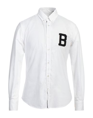 Brooksfield Man Shirt White Size 16 Cotton