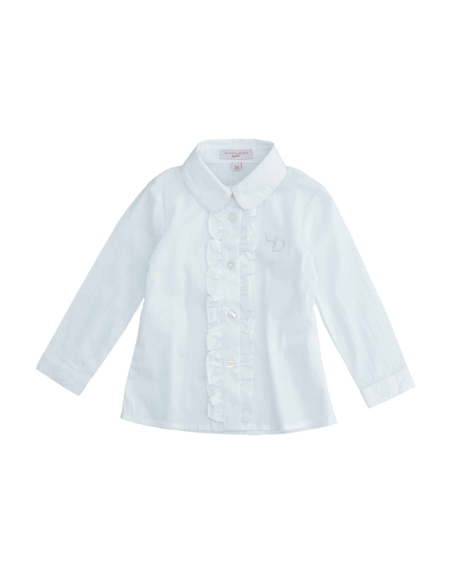 Silvian Heach Kids' Shirts In White