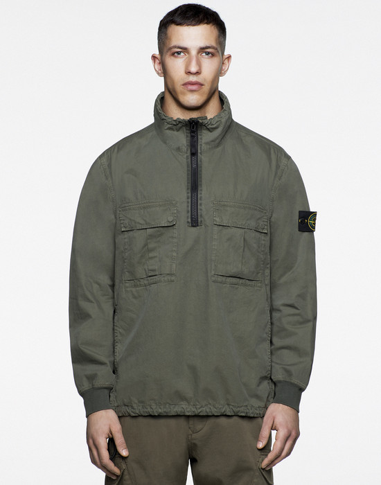 117WN'OLD' DYE TREATMENT Over Shirt Stone Island Men - Official