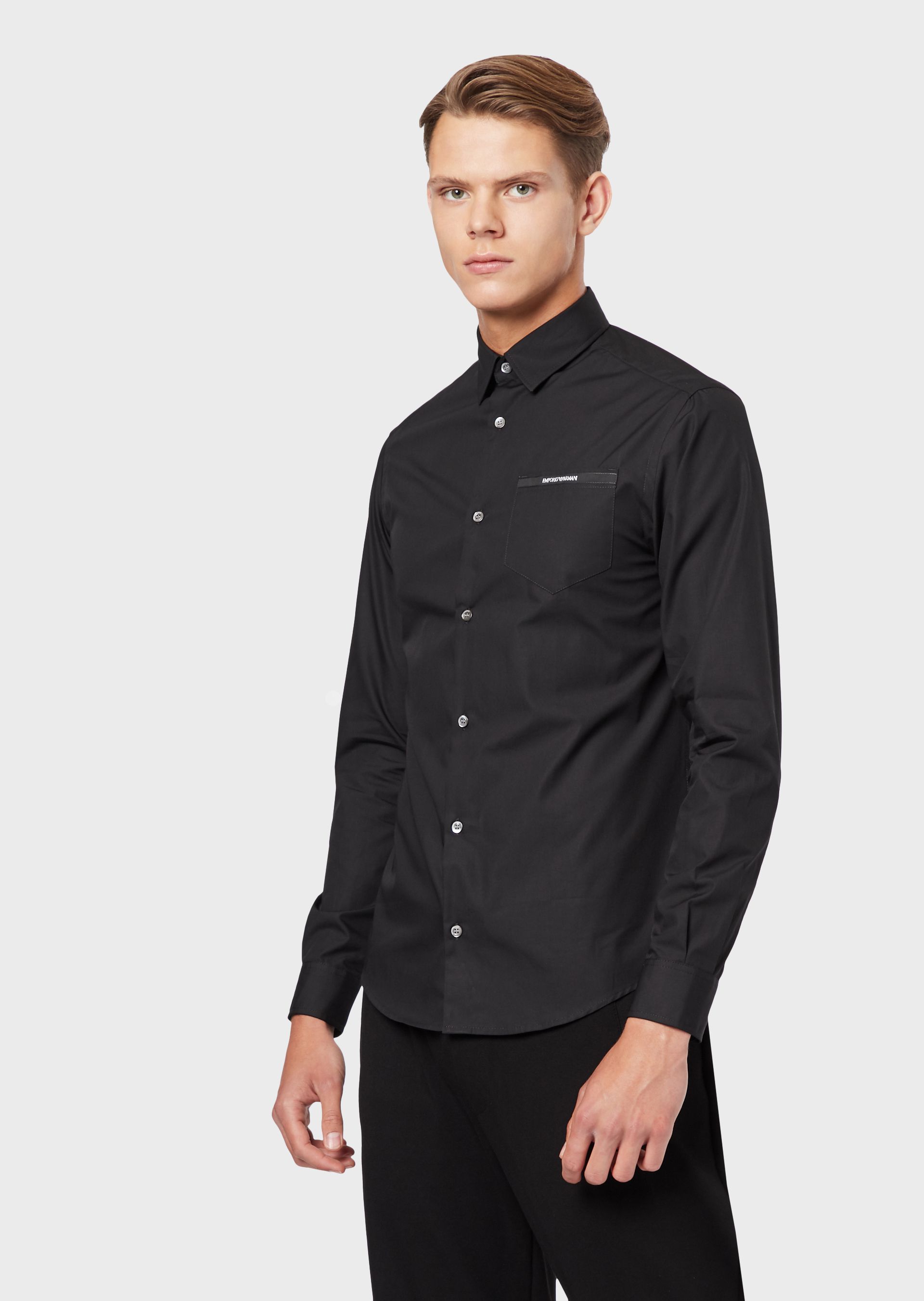 armani casual shirts