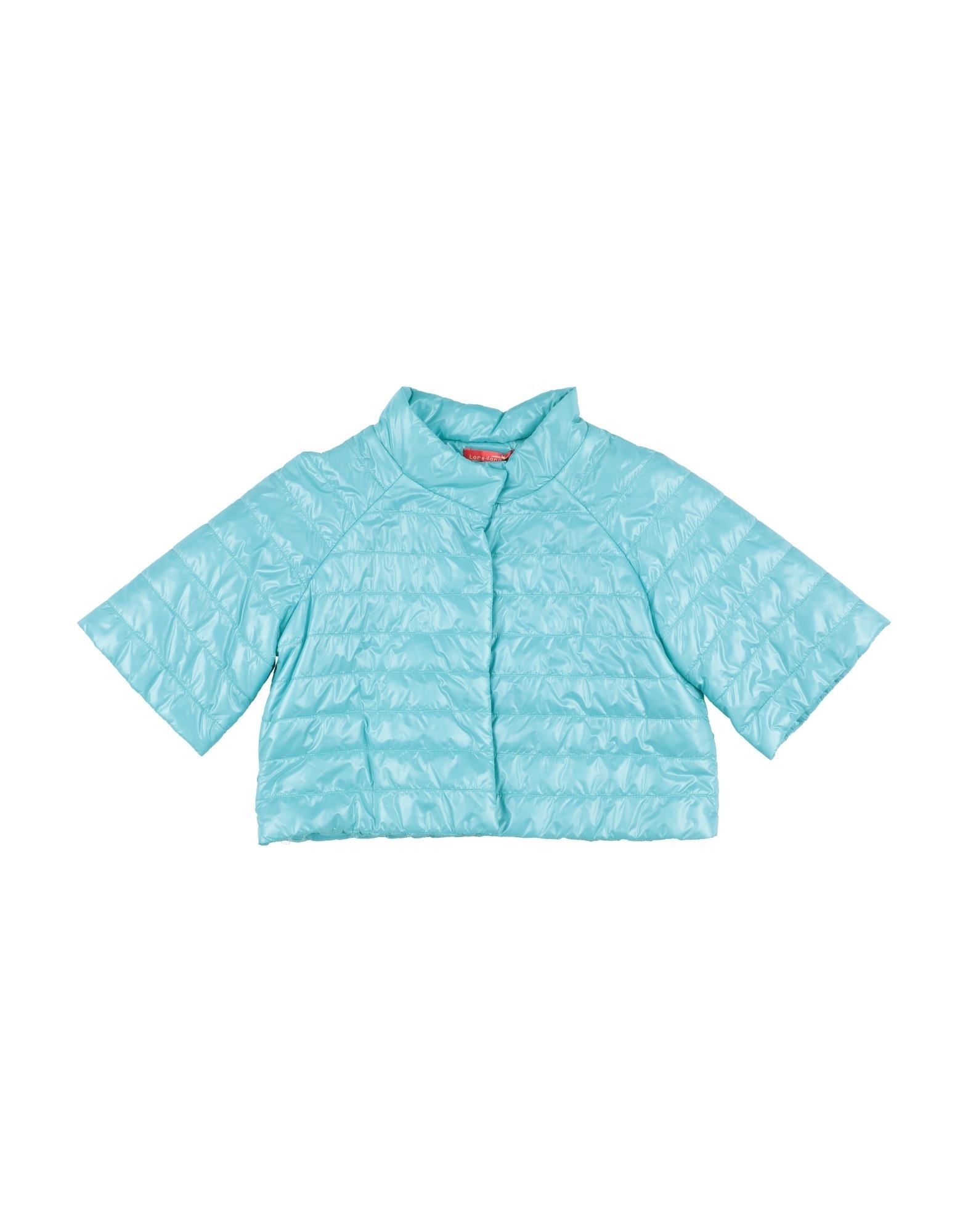 Loredana Prima Kids' Synthetic Down Jackets In Turquoise