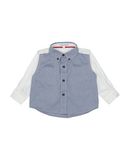 BABY GRAZIELLA Jungen 0-24 monate Hemd Farbe Azurblau Gr��e 5