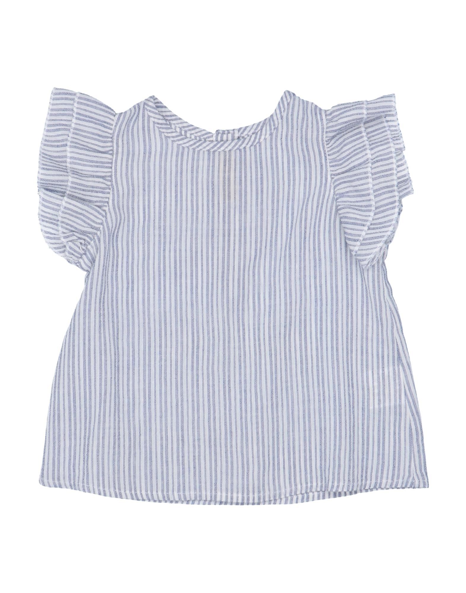 Shop De Cavana Newborn Girl Top Blue Size 3 Cotton, Viscose, Linen
