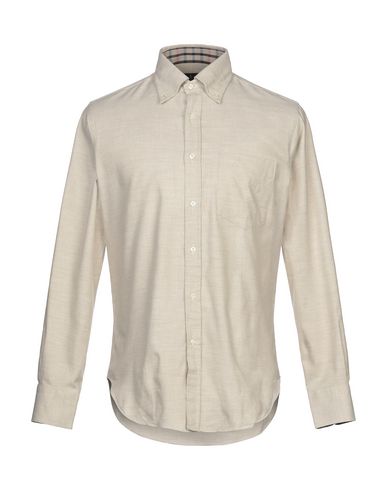 Daks Man Shirt Beige Size 16 Cotton