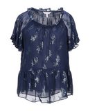 REBECCA TAYLOR Damen Bluse Farbe Dunkelblau Gre 6