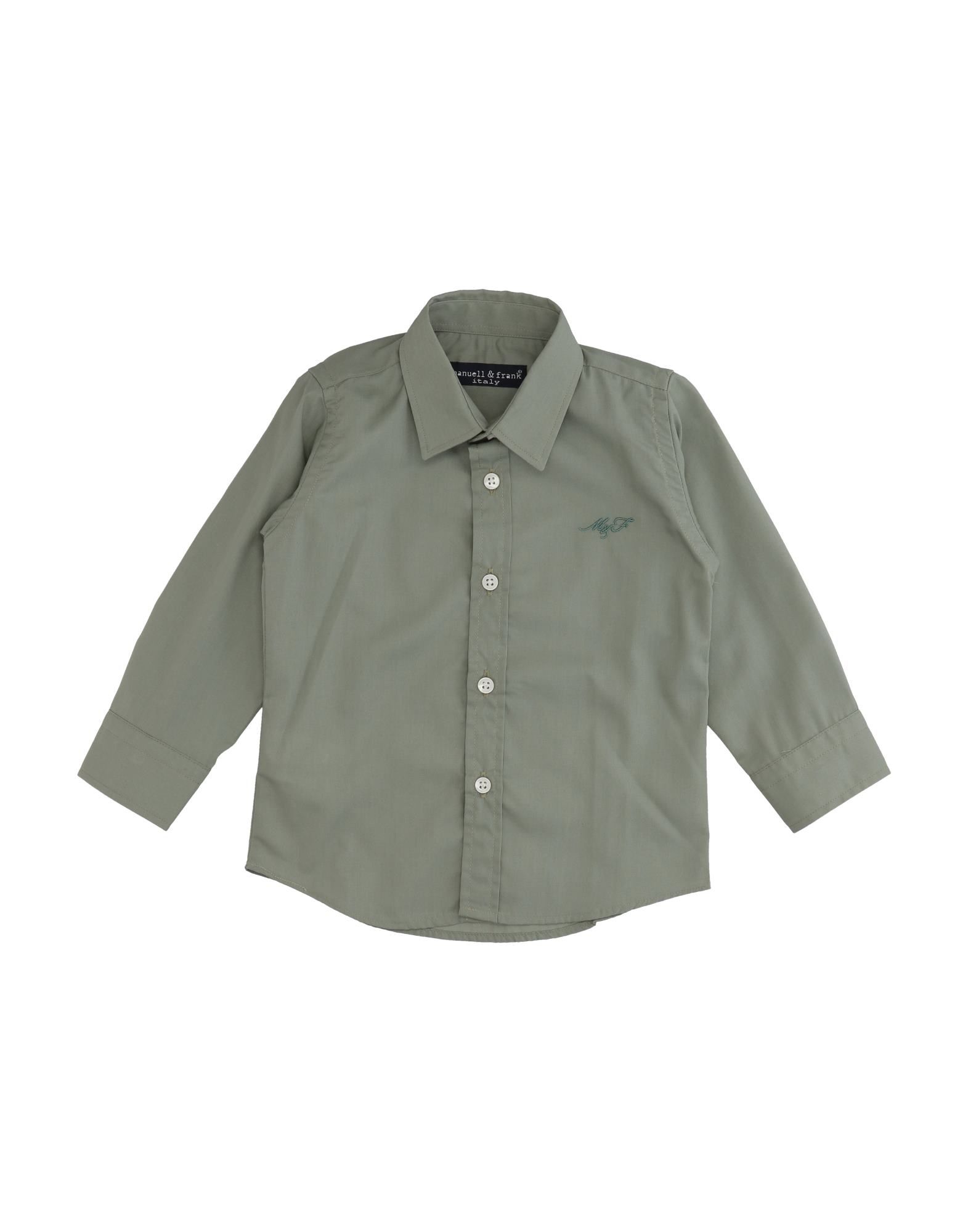 Manuell & Frank Kids' Shirts In Military Green