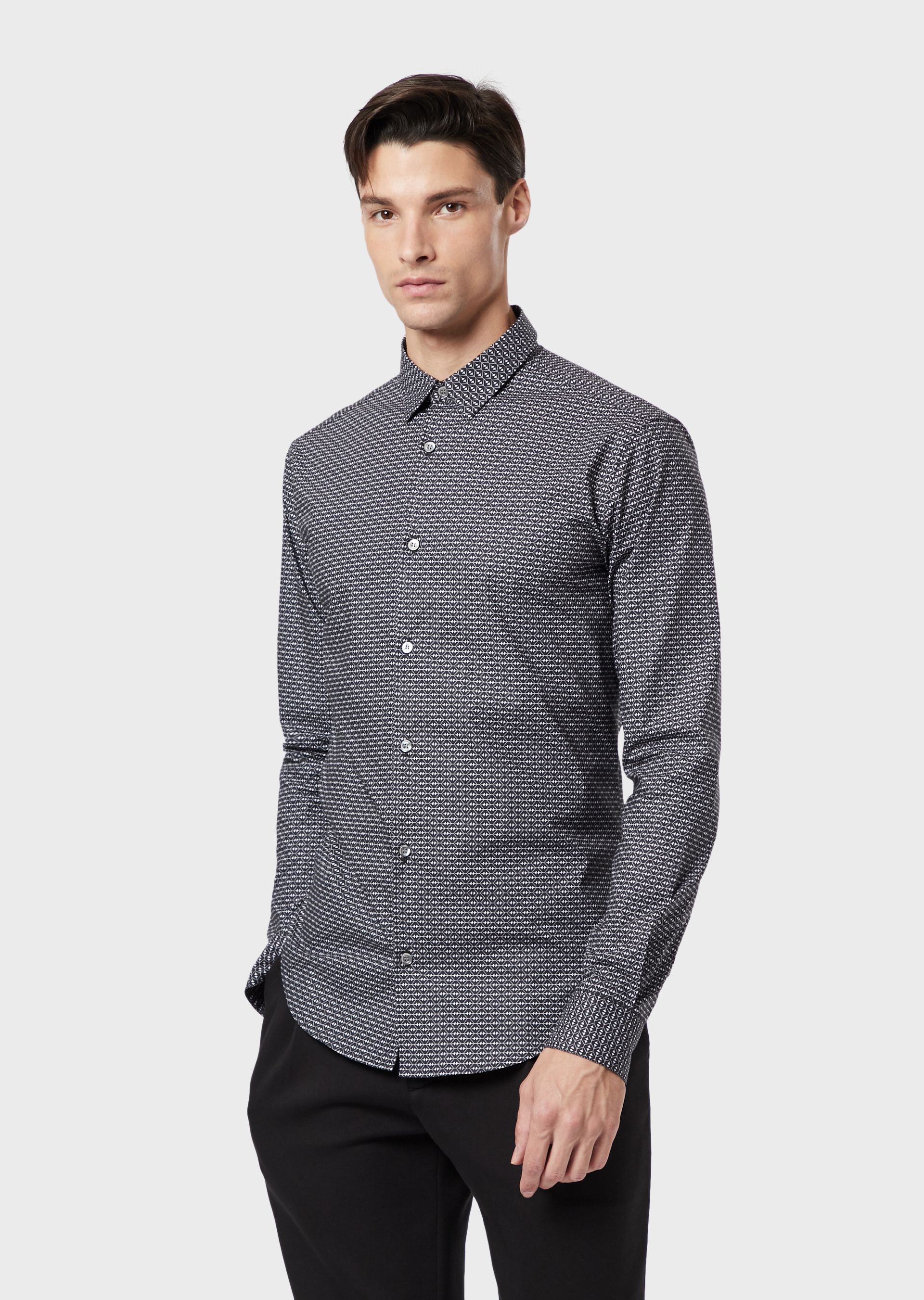 Click to view more detailed imagery on our partner's website Emporio Armani Casual Shirts - Item 38867881 In Black