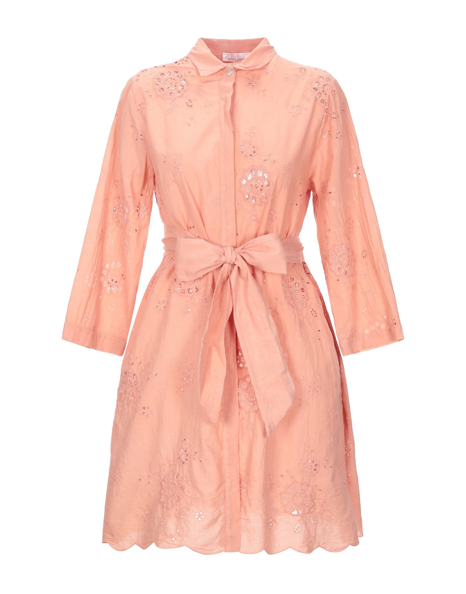 Короткое платье  - Розовый цвет