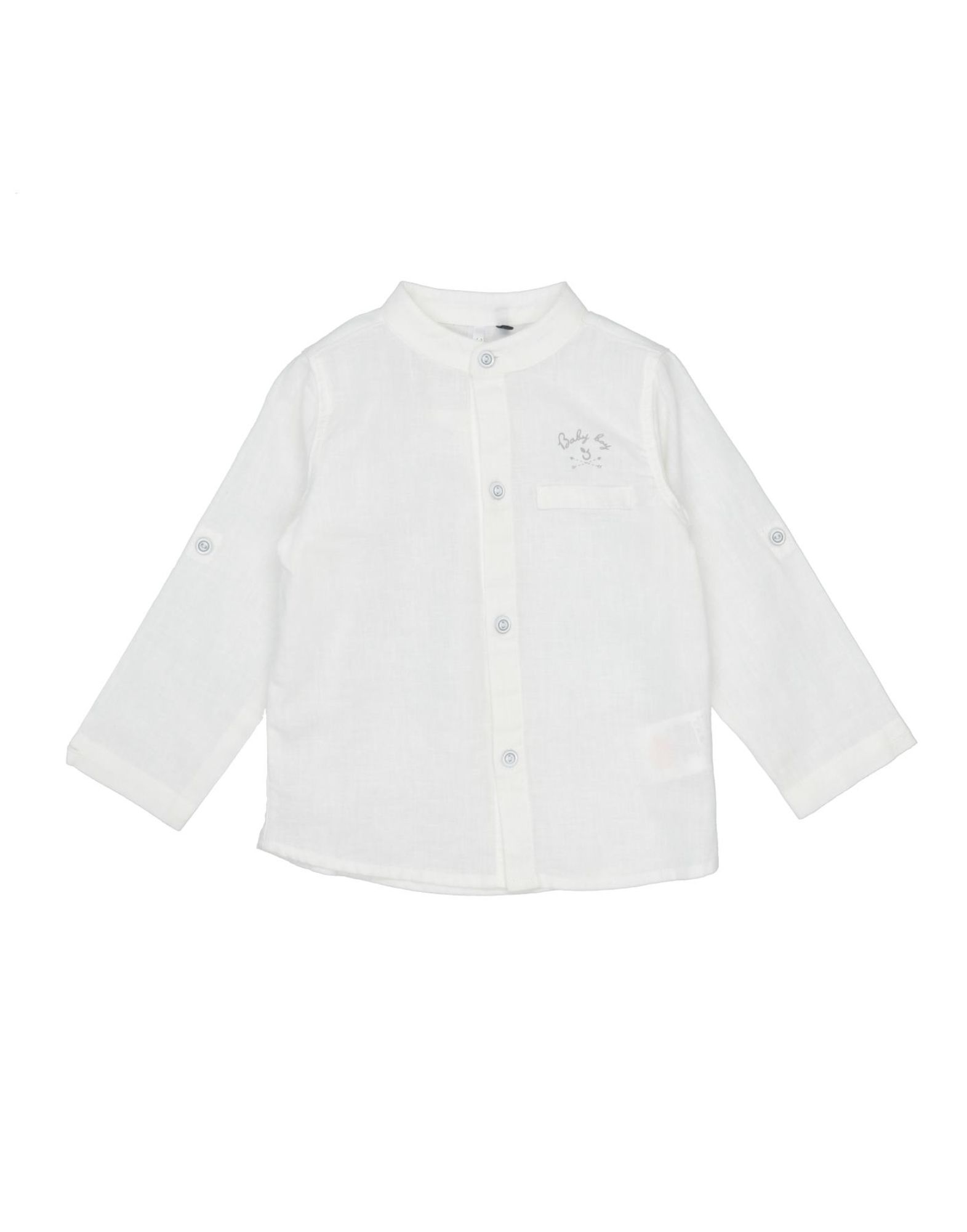 3 Pommes Kids' Shirts In White