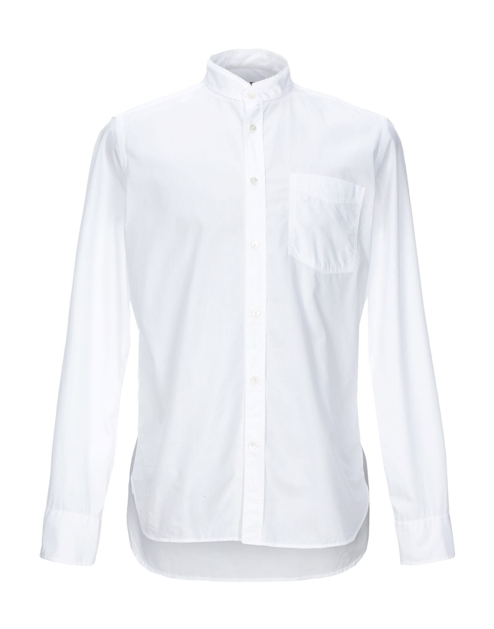 《セール開催中》MAURO GRIFONI メンズ シャツ ホワイト 40 コットン 100%