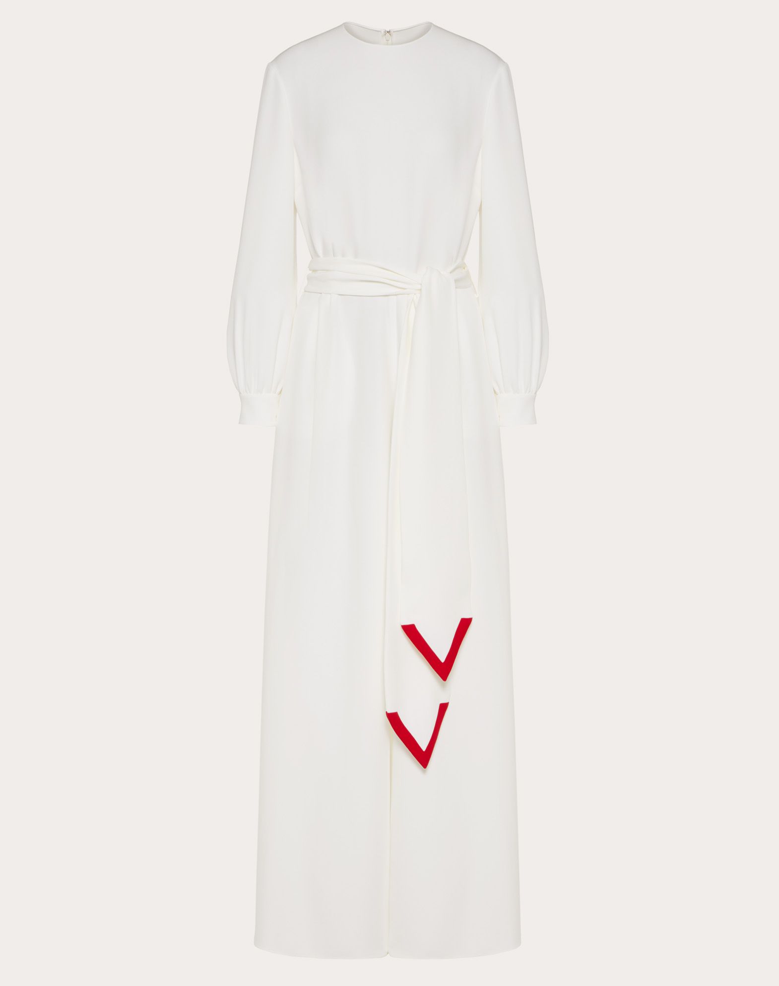 VALENTINO VALENTINO CADY COUTURE JUMPSUIT WITH V INTARSIA