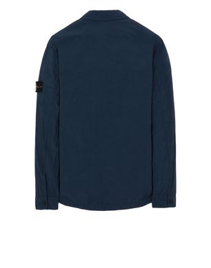 Stone island overshirt marine sales blue