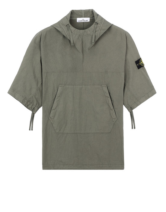 STONE ISLAND 12208 OVER SHIRT Man Olive Green