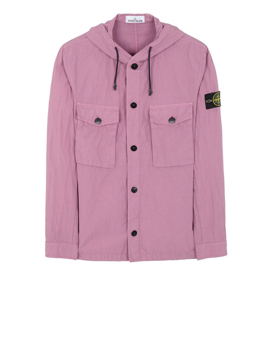 STONE ISLAND 12408 OVER SHIRT Man Pink Quartz