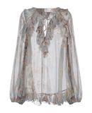 ZIMMERMANN Damen Bluse Farbe Hellgrau Gre 3