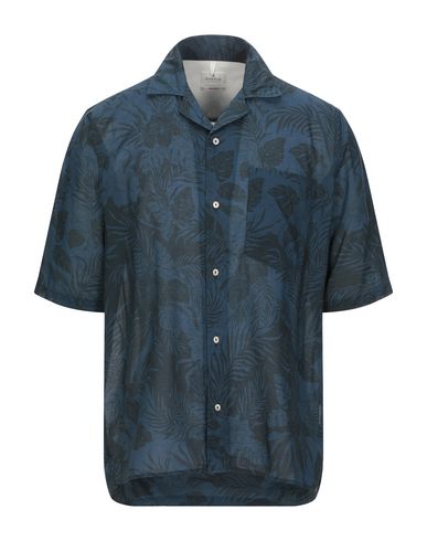 Brooksfield Man Shirt Midnight Blue Size Xxl Cotton