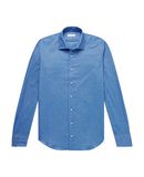 P.JOHNSON Herren Hemd Farbe Blau Gr��e 11