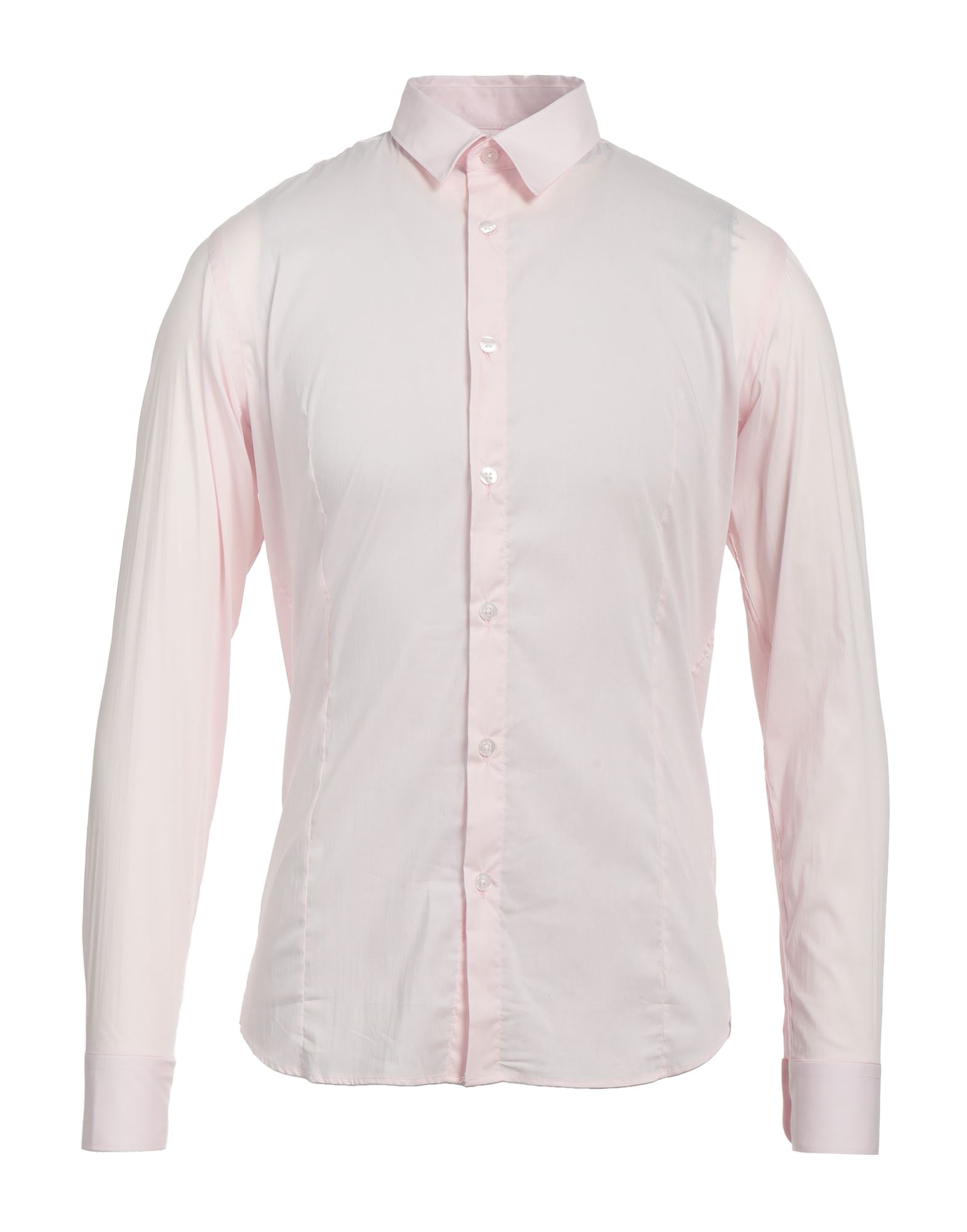 Grey Daniele Alessandrini Shirts In Light Pink