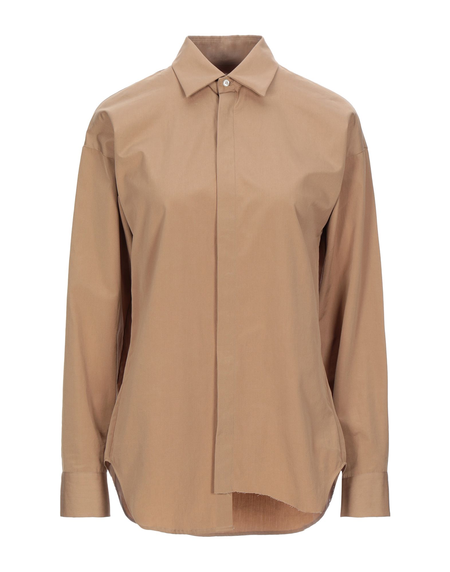 Offクーポン レディース シャツ コットン キャメル セール開催中 Dsquared2 Pwkx 42 100 質屋 通販 Jlt Polinema Org