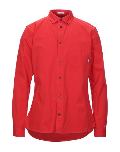 Man Shirt Red Size S Cotton