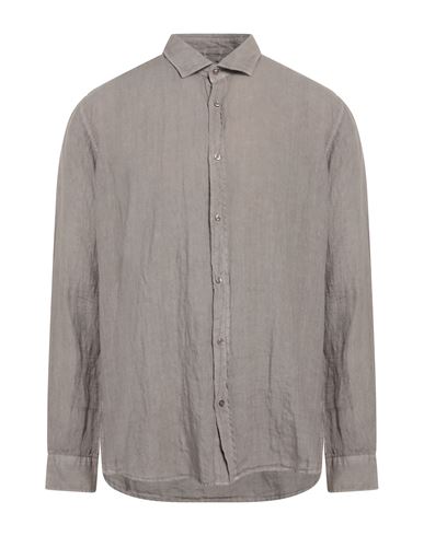 R3d Wöôd Man Shirt Dove Grey Size Xl Linen