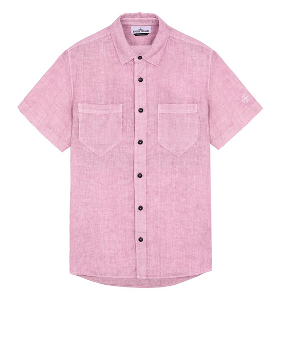 Short sleeve shirt 12601“FISSATO”DYE TREATMENT STONE ISLAND - 0