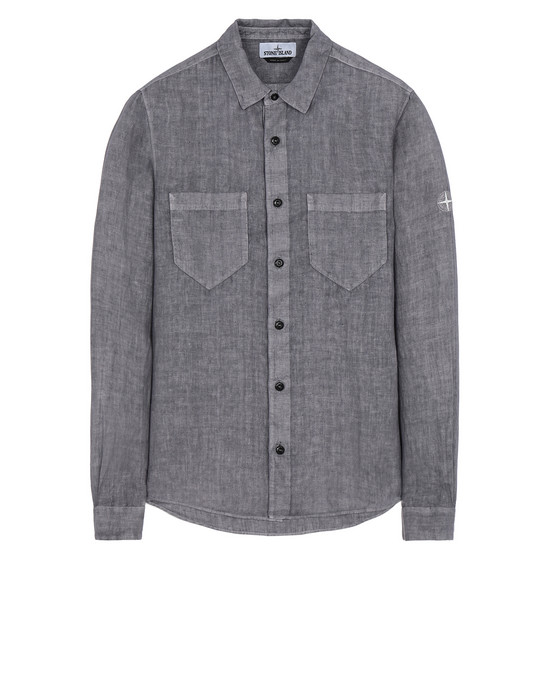 Long sleeve shirt 11201“FISSATO”DYE TREATMENT STONE ISLAND - 0