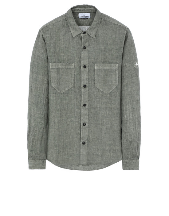 Long sleeve shirt 11201“FISSATO”DYE TREATMENT STONE ISLAND - 0