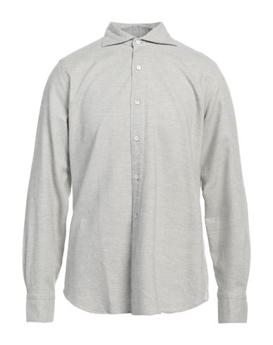 Shop Finamore 1925 Man Shirt Grey Size 16 ½ Cotton