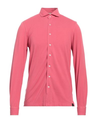 Gran Sasso Man Shirt Pastel Pink Size 38 Cotton
