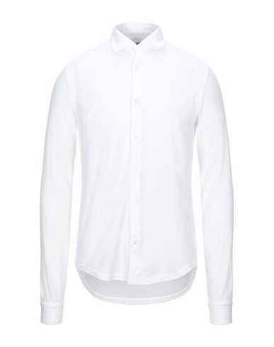 Man Shirt White Size 16 Cotton, Elastane