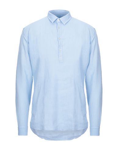 Laboratori Italiani Man Shirt Sky Blue Size Xxl Linen