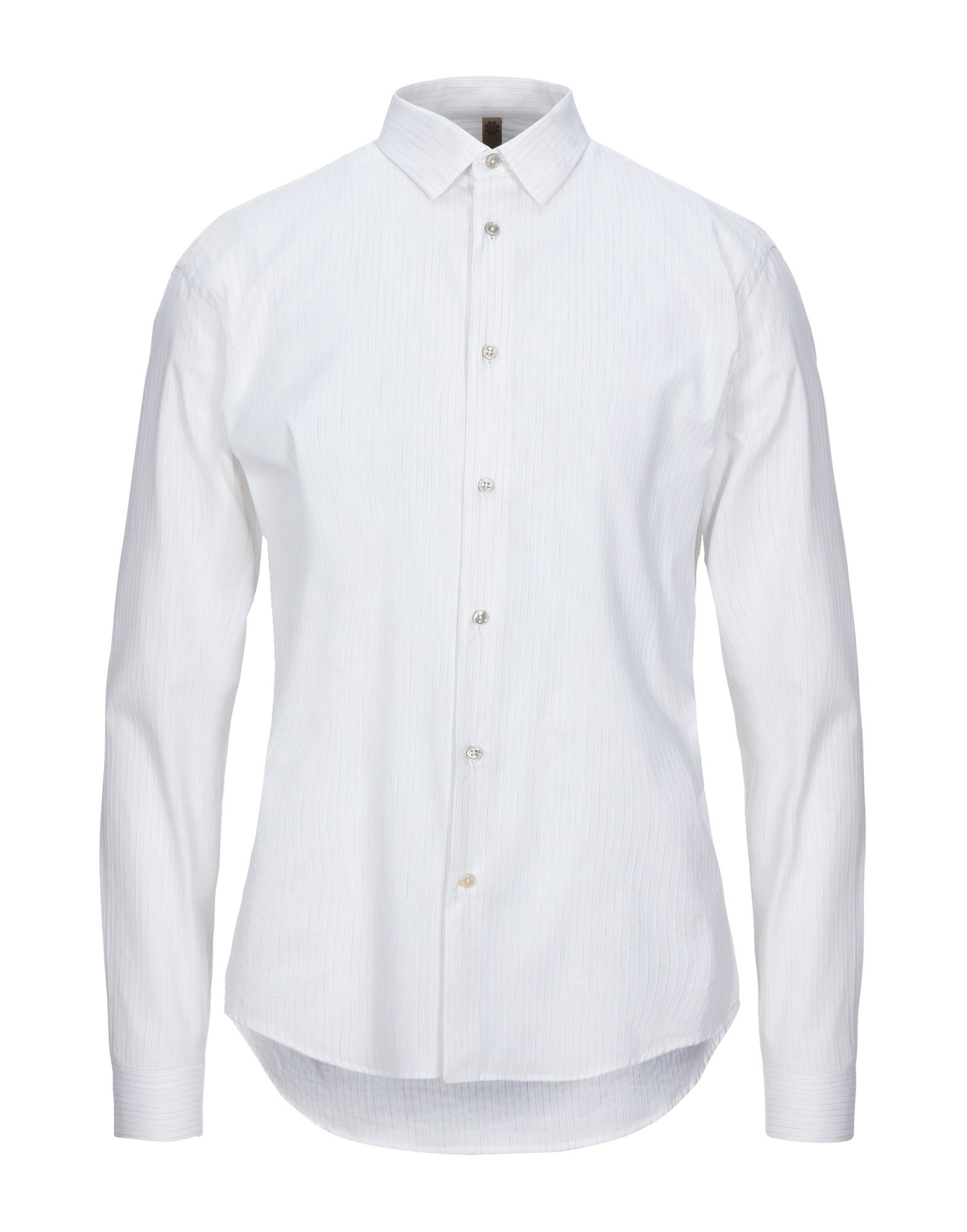Shop Luca Bertelli Man Shirt White Size M Cotton