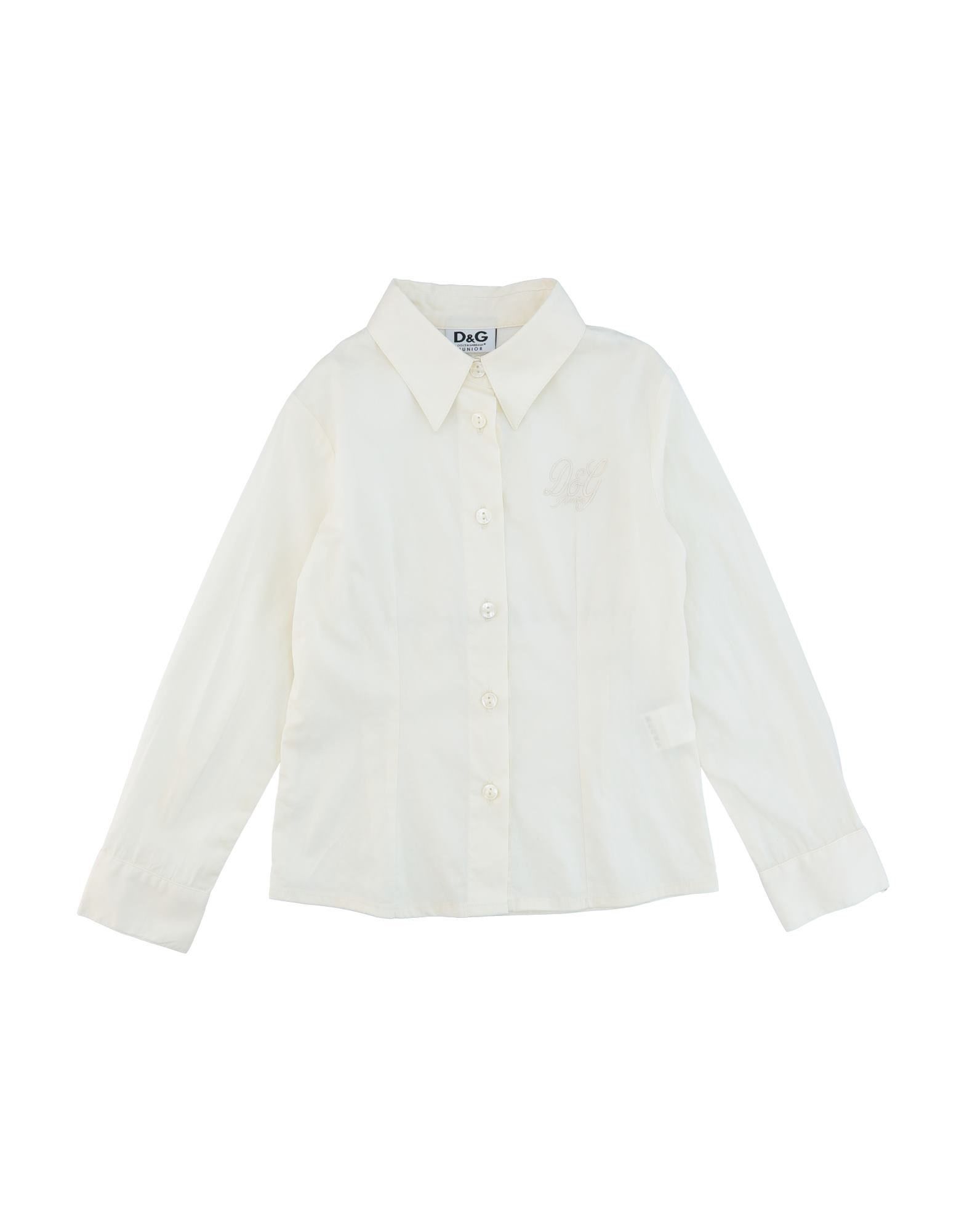D & G Kids' Shirts In Ivory