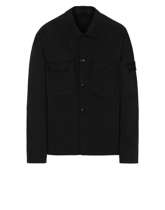 Sold out - STONE ISLAND 123F2 GHOST PIECE  Over Shirt Man Black