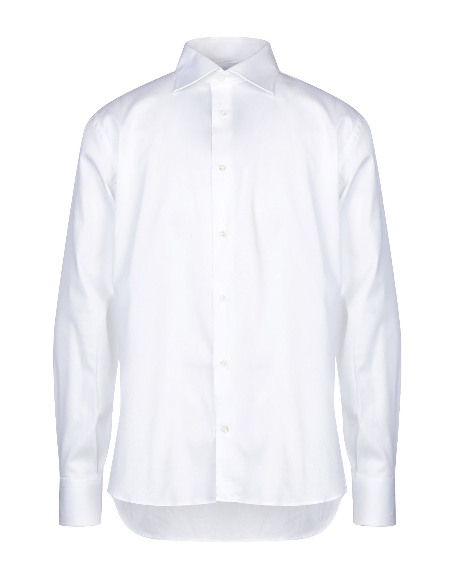 《セール開催中》SALVATORE CALIENDO Napoli メンズ シャツ ホワイト 42 コットン 100%
