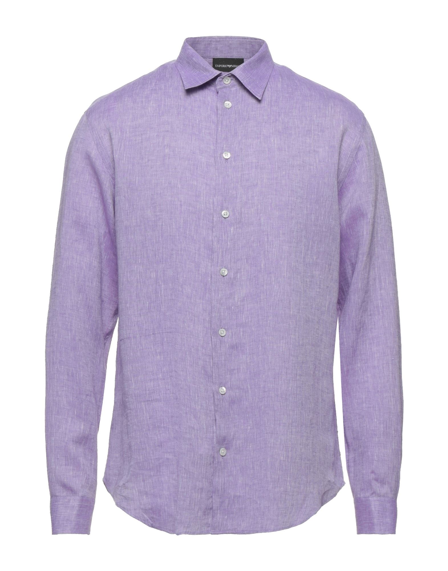 Emporio Armani Shirts In Lilac