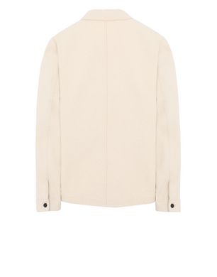 stone island overshirt ivory