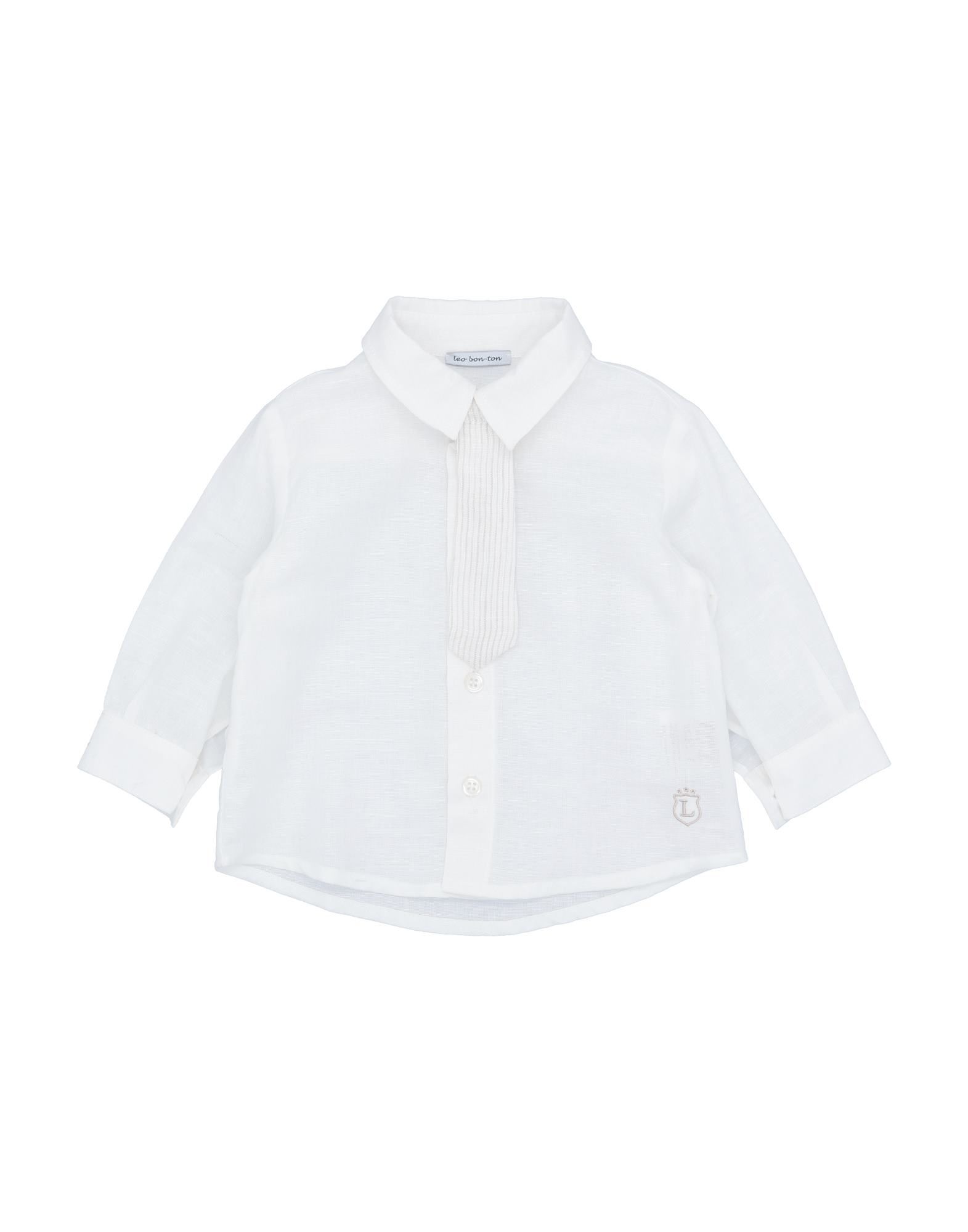 Leo E Lilly Bon Ton Kids' Shirts In White